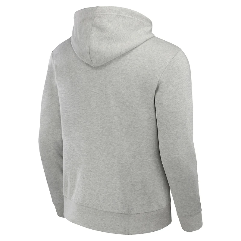 Collection NFL x Darius Rucker pour homme par Fanatics Gris chiné Carolina Panthers Domestic Full-Zip Hoodie