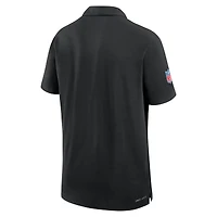 Men's Nike Black Carolina Panthers 2024/25 Sideline Performance Polo