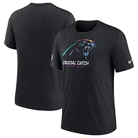 T-shirt Nike noir Carolina Panthers 2024 NFL Crucial Catch pour homme
