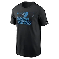T-shirt essentiel Nike Black Carolina Panthers Air pour homme