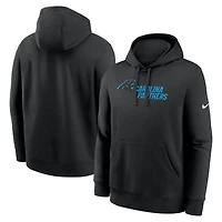 Sweat à capuche Nike Black Carolina Panthers Best Season Rewind Club pour homme