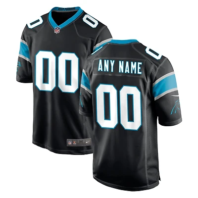 Nike Black Carolina Panthers pour homme - Maillot de match personnalisé