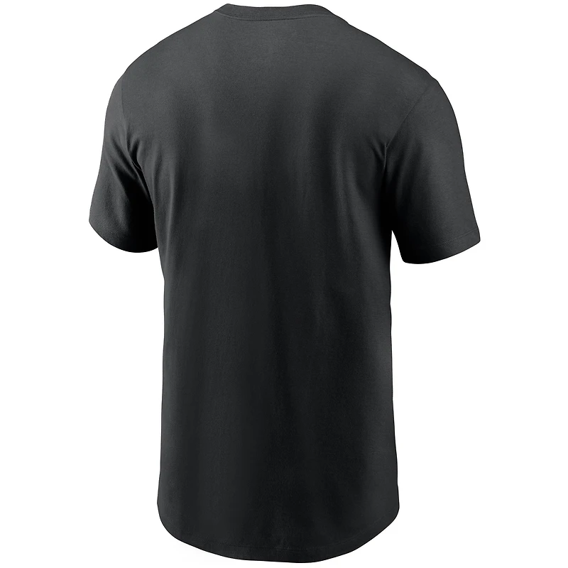 T-shirt Nike noir pour homme avec inscription Hometown Local des Carolina Panthers