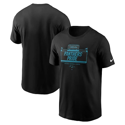 T-shirt Nike noir pour homme, motif Carolina Panthers Primetime Local Essential