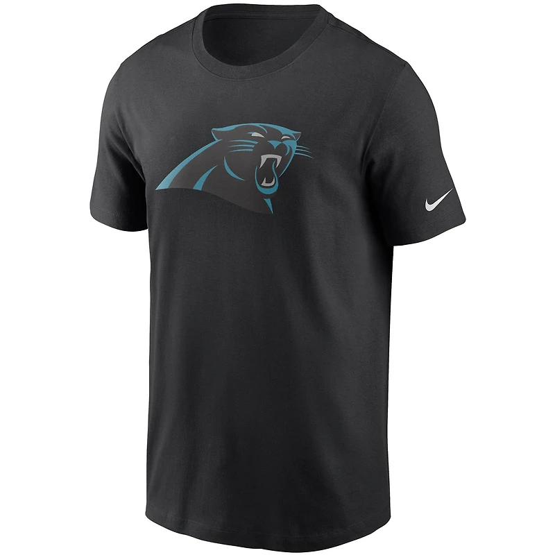 T-shirt essentiel Nike noir Carolina Panthers Primetime Logo pour homme