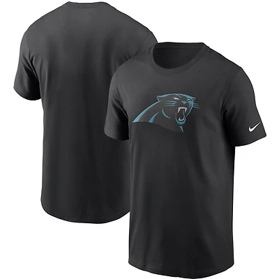 Men's Nike Black Carolina Panthers Primetime Logo Essential T-Shirt