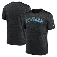T-shirt Nike Velocity Performance noir Carolina Panthers pour homme
