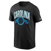 Men's Nike Black Carolina Panthers Rewind Front and Back Hit Essential T-Shirt