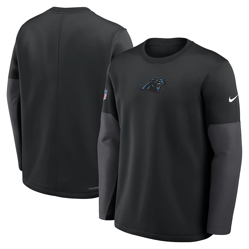 T-shirt Nike noir à manches longues Therma-FIT pour homme