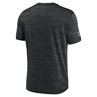 T-shirt Nike Black Carolina Panthers Sideline Double Covered Dri-FIT Velocity pour homme