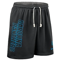 Men's Nike Black Carolina Panthers Sideline Reversible Dri-FIT Shorts