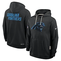 Sweat à capuche Nike noir Carolina Panthers Sideline Standard Issue Initial Home Dri-FIT pour homme