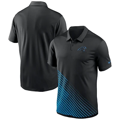 Polo de performance Nike Vapor noir Carolina Panthers pour homme