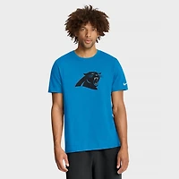 Men's Nike Blue Carolina Panthers Essential Logo T-Shirt