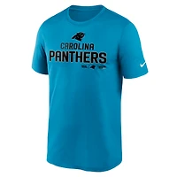 Men's Nike Blue Carolina Panthers Legend Community Performance T-Shirt