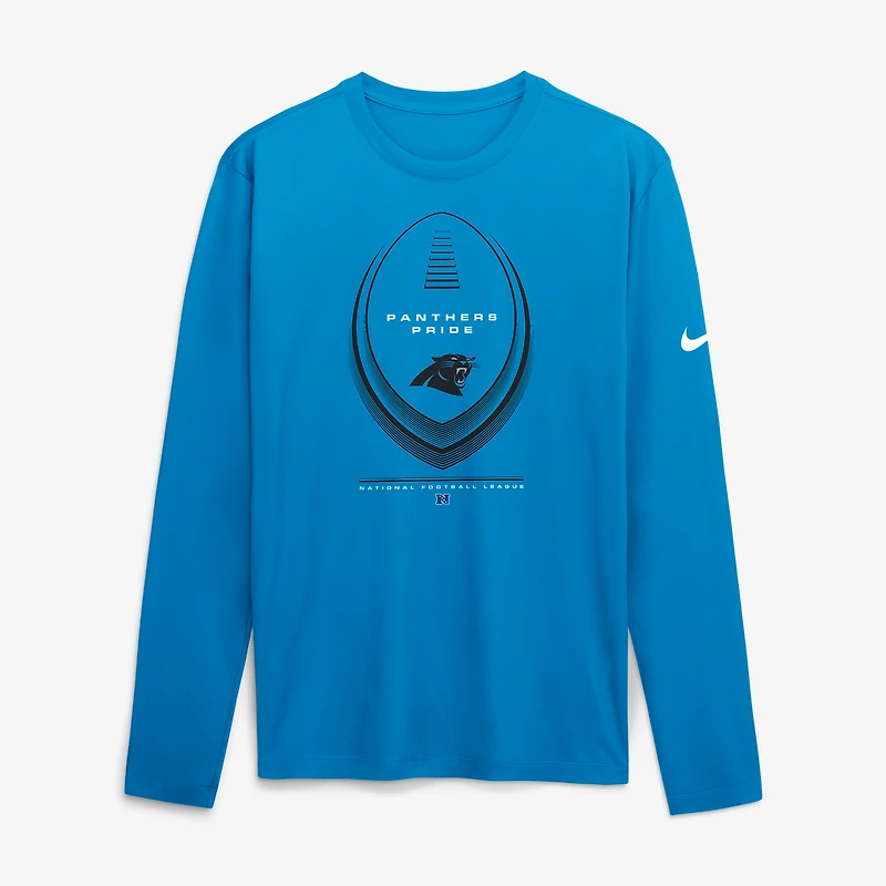 Men's Nike Blue Carolina Panthers Legend Icon Dri-FIT Long Sleeve T-Shirt