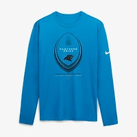 Men's Nike Blue Carolina Panthers Legend Icon Dri-FIT Long Sleeve T-Shirt