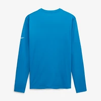 Men's Nike Blue Carolina Panthers Legend Icon Dri-FIT Long Sleeve T-Shirt