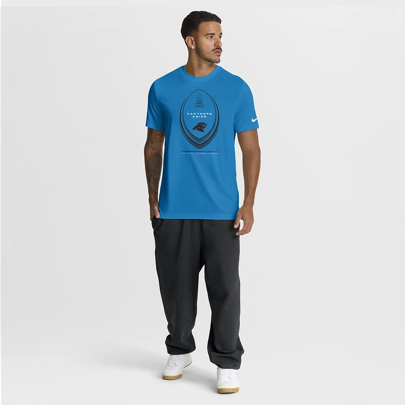 T-shirt Nike Legend Icon Dri-FIT bleu Carolina Panthers pour homme