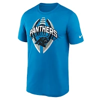 T-shirt Nike bleu Carolina Panthers Legend Icon Performance pour homme