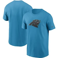 T-shirt Nike bleu avec logo principal des Panthers de la Caroline pour homme