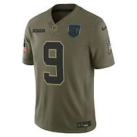 Maillot Nike Bryce Young Olive Carolina Panthers 2025 Salute to Service Limited pour homme