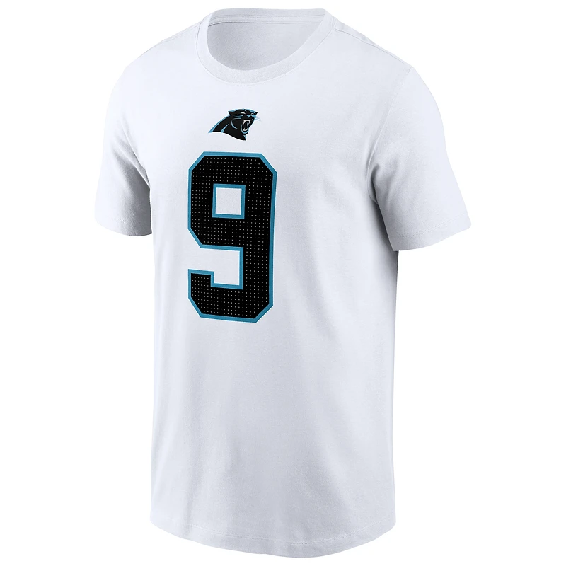 T-shirt Nike Bryce Young pour homme avec nom et numéro de joueur des Carolina Panthers blanc