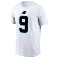 T-shirt Nike Bryce Young pour homme avec nom et numéro de joueur des Carolina Panthers blanc