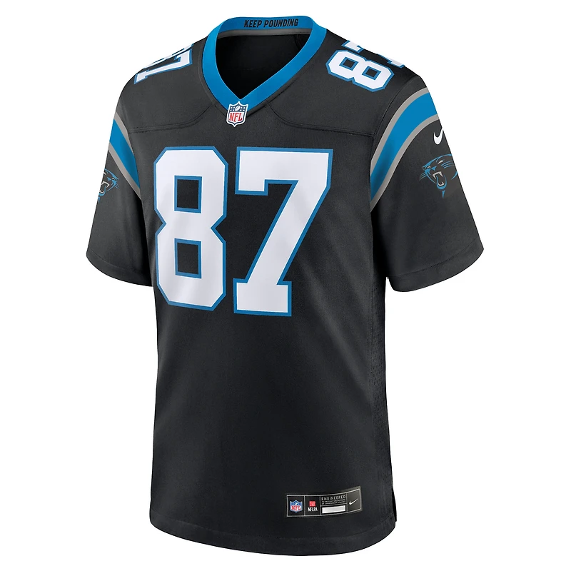 Men's Nike Brycen Tremayne Black Carolina Panthers Team Game Jersey