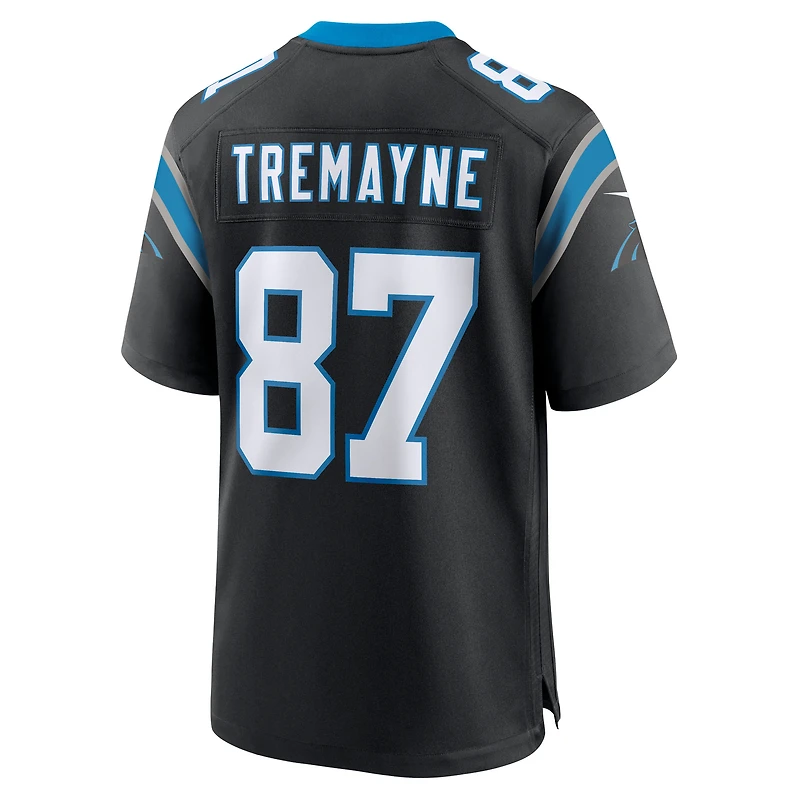 Men's Nike Brycen Tremayne Black Carolina Panthers Team Game Jersey