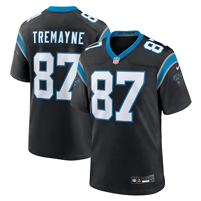 Maillot Nike Brycen Tremayne noir pour homme, équipe des Carolina Panthers