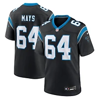 Maillot Nike Cade Mays noir pour homme des Carolina Panthers
