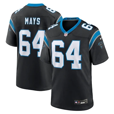 Maillot Nike Cade Mays noir pour homme des Carolina Panthers