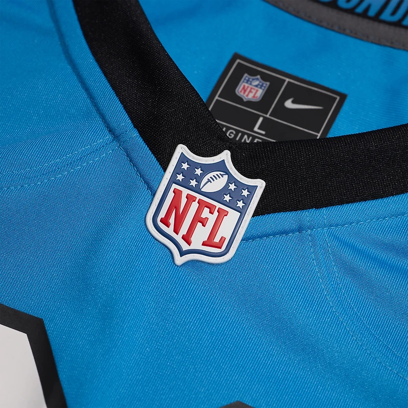 Men's Nike Chuba Hubbard Blue Carolina Panthers Alternate Game Jersey
