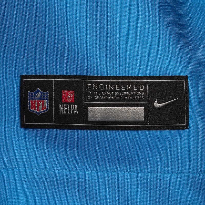 Maillot Nike Chuba Hubbard bleu pour homme des Carolina Panthers