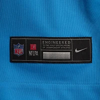 Maillot Nike Chuba Hubbard bleu pour homme des Carolina Panthers