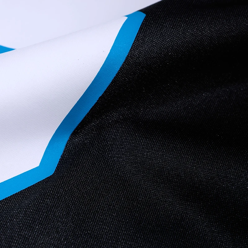 Maillot de match l'équipe Nike Claudin Cherelus pour hommes, noir, Carolina Panthers