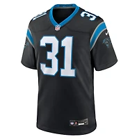 Maillot Nike Corey Thornton noir pour homme, équipe des Carolina Panthers