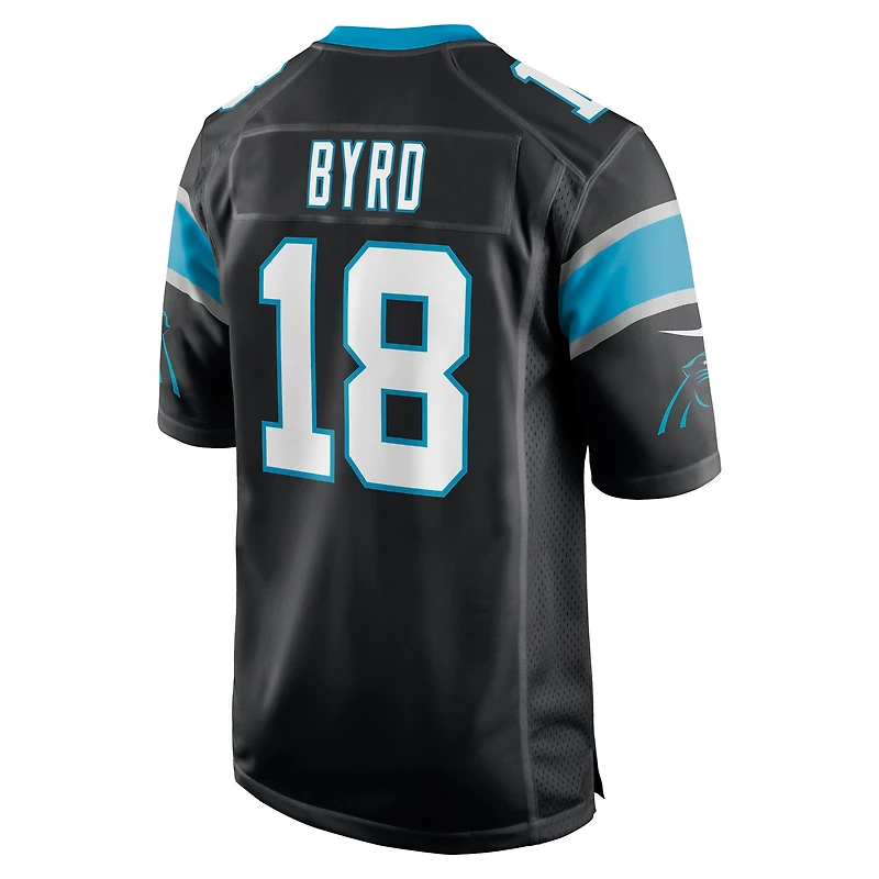 Maillot de joueur Nike Damiere Byrd Black Carolina Panthers pour homme