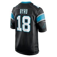 Maillot de joueur Nike Damiere Byrd Black Carolina Panthers pour homme