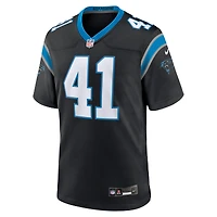 Maillot de match l'équipe Nike Jacoby Windmon pour hommes, noir, Carolina Panthers