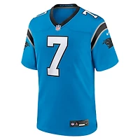 Maillot Nike Jadeveon Clowney bleu pour homme, match alternatif des Carolina Panthers