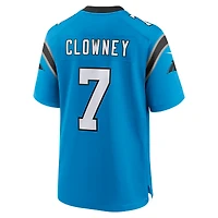 Maillot Nike Jadeveon Clowney bleu pour homme, match alternatif des Carolina Panthers