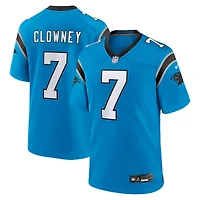 Maillot Nike Jadeveon Clowney bleu pour homme, match alternatif des Carolina Panthers
