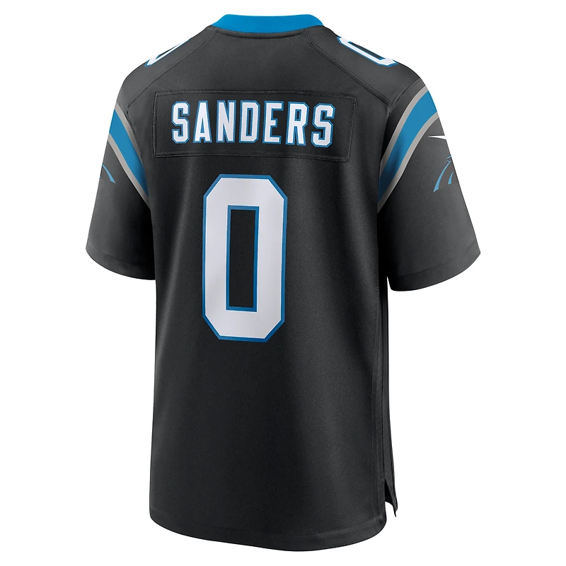Men's Nike Ja'Tavion Sanders Black Carolina Panthers Game Jersey