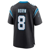 Maillot de match Nike Jaycee Horn pour hommes, noir, Carolina Panthers