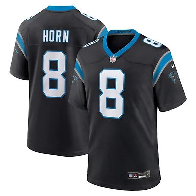 Maillot de match Nike Jaycee Horn pour hommes, noir, Carolina Panthers