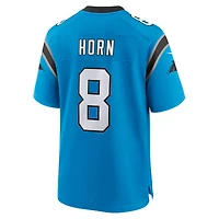 Maillot de match alternatif Nike Jaycee Horn pour hommes des Carolina Panthers, bleu