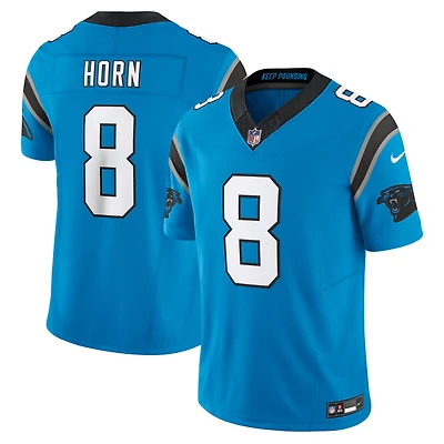 Nike Jaycee Horn Bleu Carolina Panthers Vapor F.U.S.E. Maillot limité