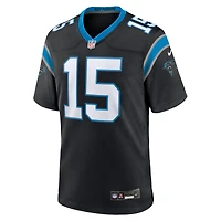 Men's Nike Jimmy Horn Jr  Black Carolina Panthers Team Game Jersey